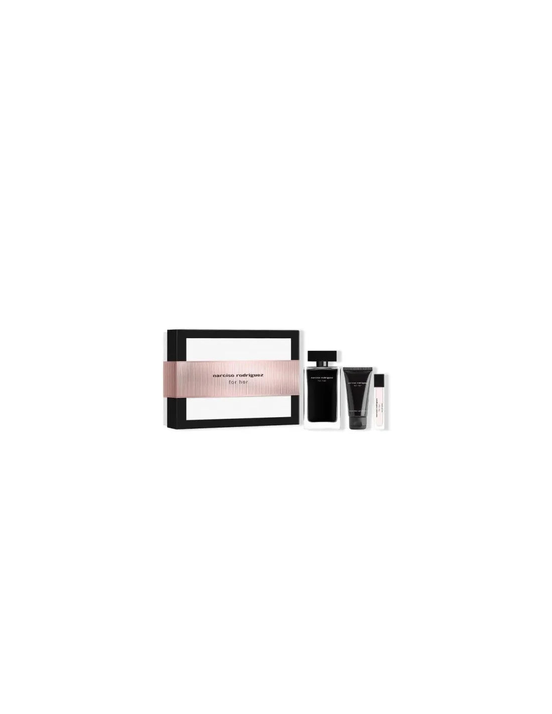 Set Narciso Rodriguez For Her EDT 100Ml Body 50Ml EDT 10Ml - NARCISO RODRIGUEZ