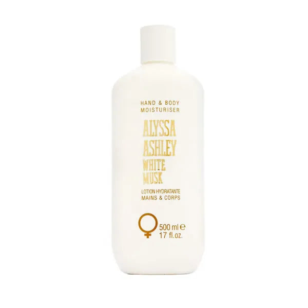 Alyssa Ashley White Musk Hand & Body Moisturiser 500Ml - ALYSSA ASHLEY