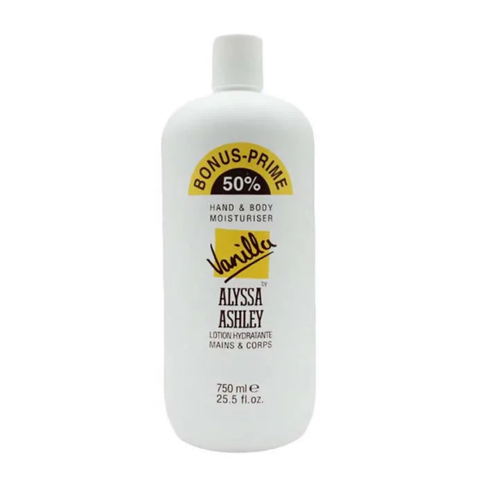 Alyssa Ashley Vanilla Hand And Body Moisturizer 750Ml - ALYSSA ASHLEY