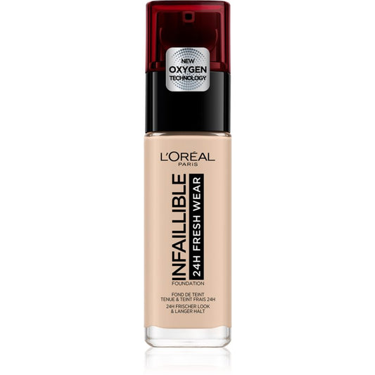 L'Oreal Paris, Infaillible 24H , Liquid Foundation, 015, Light Beige, SPF 25, 30 ml