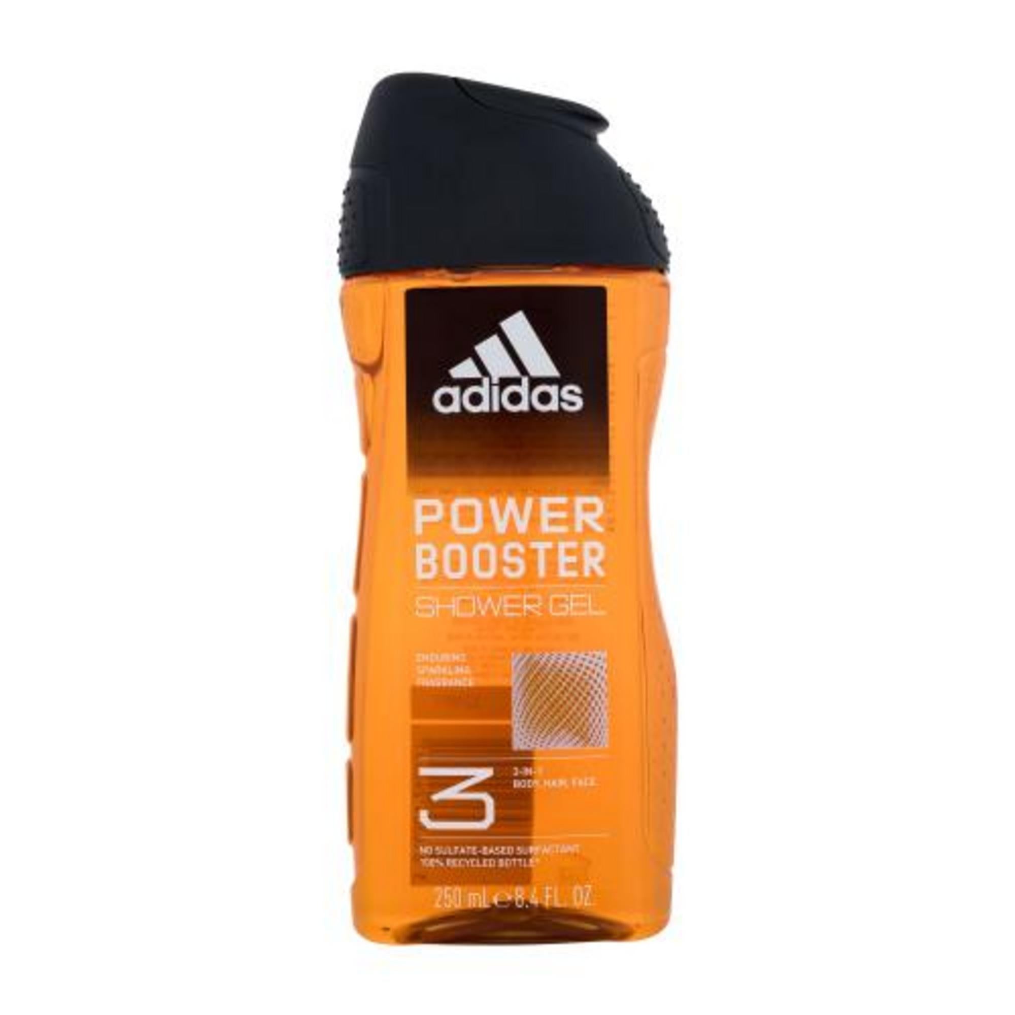 Adidas, Power Booster, Cleanses, Shower Gel, For Body, Face & Hair, All Skin Types, 250 ml