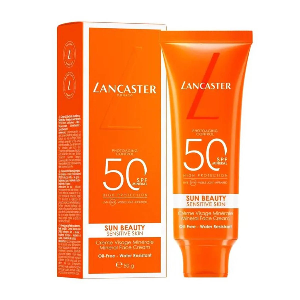 Lancaster Sun Beauty Crema Facial Piel Sensible Spf50 50Ml - LANCASTER