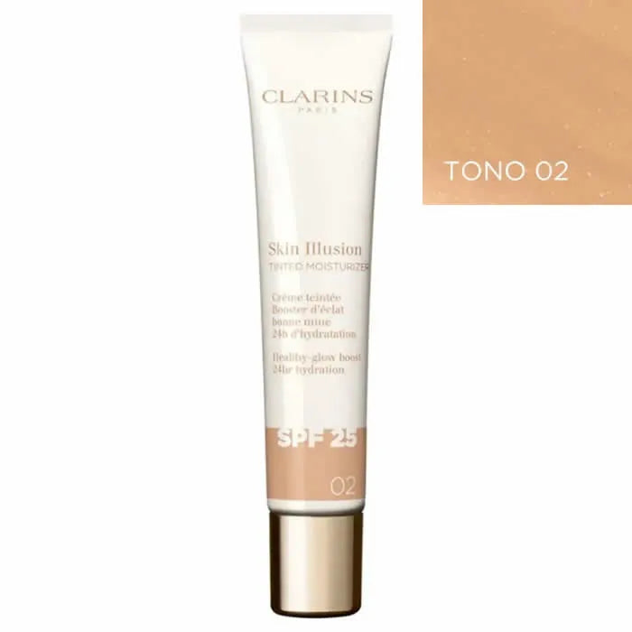 Clarins Skin Illusion Tinted Moisturizer Spf25 02 40Ml - CLARINS