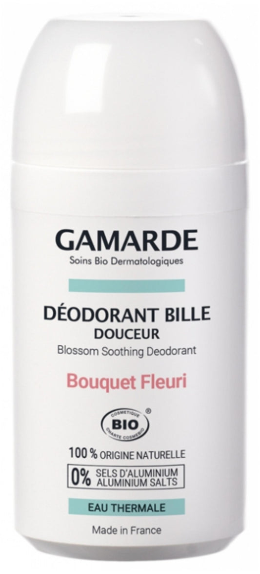 Gamarde, Body Deodorant Bio, Bio, Anti-Perspirant, Floral, Deodorant Roll-On, For Women, 50 ml