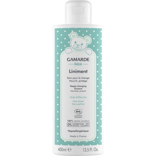 Gamarde, Baby Liniment, Bio, Nourishes & Protects, Daily Diaper Changes, Lotion, 400 ml