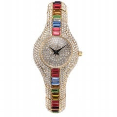 MISSFOX V196 30mm reloj pequeño para mujer a prueba de golpes impermeable de lujo para mujer Ar pulseras de reloj de Metal Rhinestone Bu relojes chinos baratos