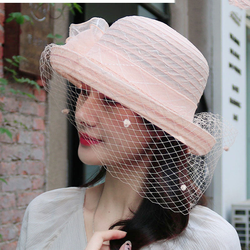 Curly Top Hat Travel Sun Protection Breathable Sun Hat
