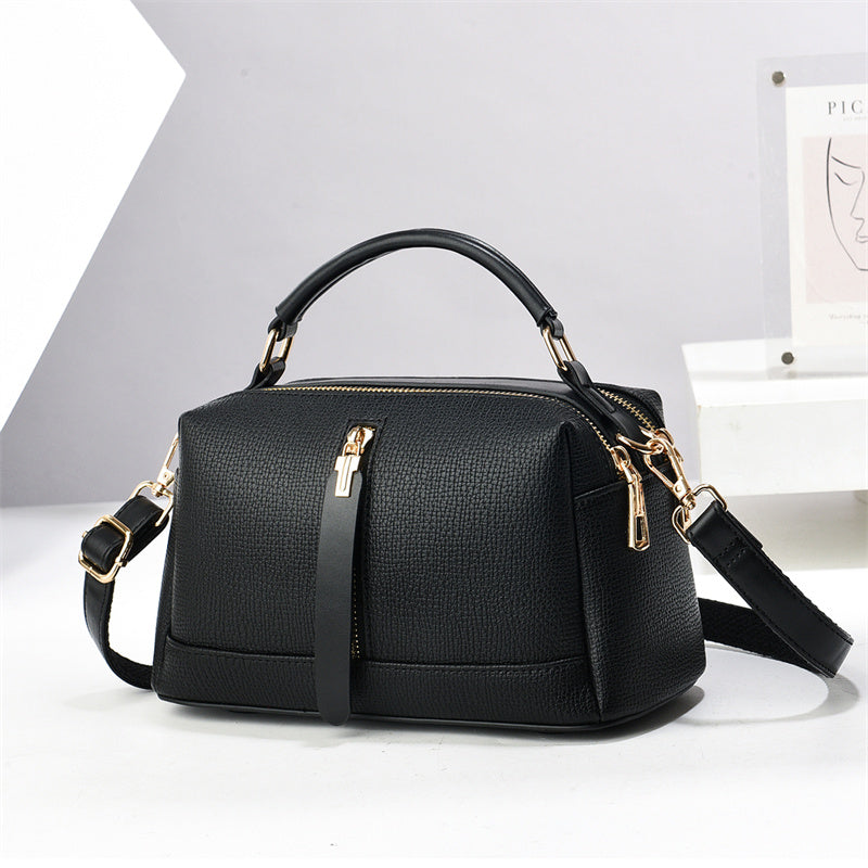 Carmine Classy Handbag - Selling Custom Logo New Fashion Small Square PU Leather Crossbody Shoulder Bag Zipper Large Capacity Casual Woman's Handbag