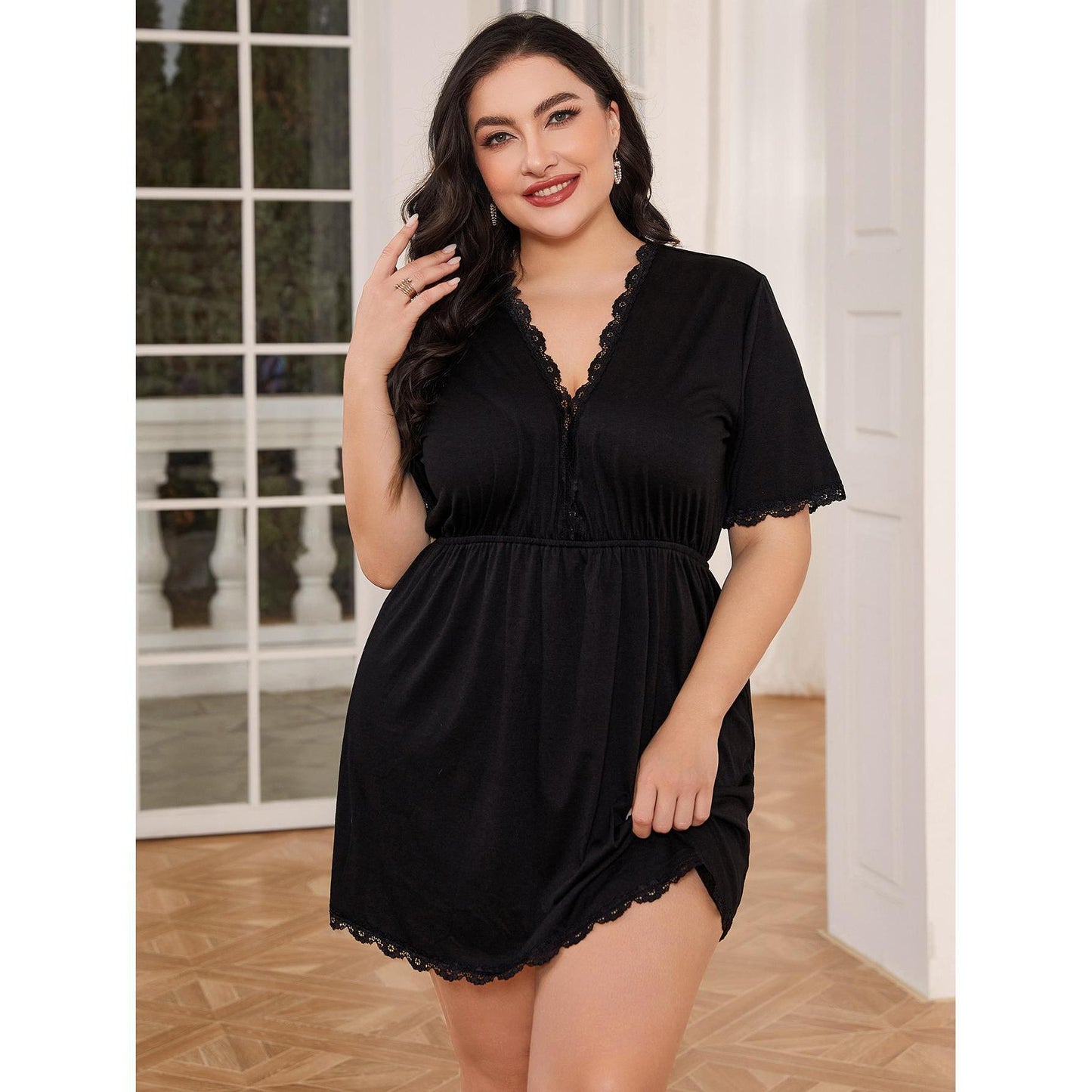 European And American Plus Size Pajamas For Women