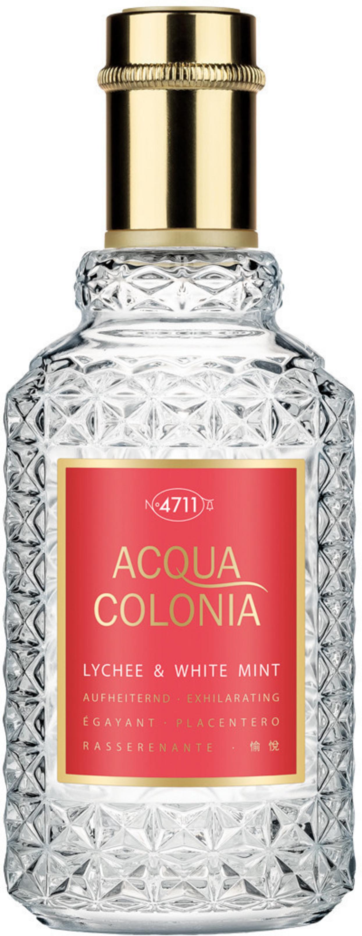 4711, Acqua Colonia Lychee & White Mint, Eau De Cologne, Unisex, 50 ml