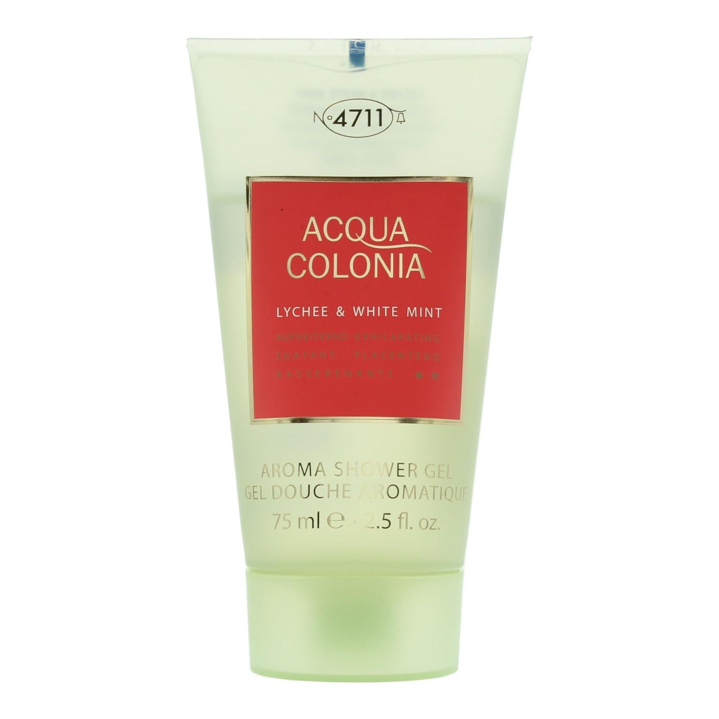 4711, Acqua Colonia, Lychee & White Mint, Moisturizing, Shower Gel, Body, All Skin Types, 75 ml