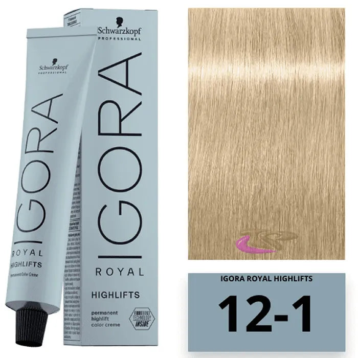 Schwarzkopf Igora Royal Highlifts Ash 12-1 60Ml
