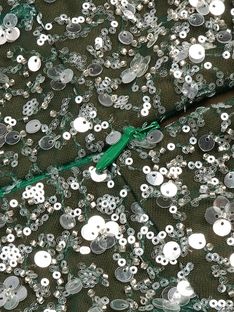 Formal Dresses For Women Luxury Green Feather Sleeveless Maxi Long Gowns Evening Party Dress Summer