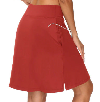 Casual Style Sports Tennis Skort Women's Fake Two-piece