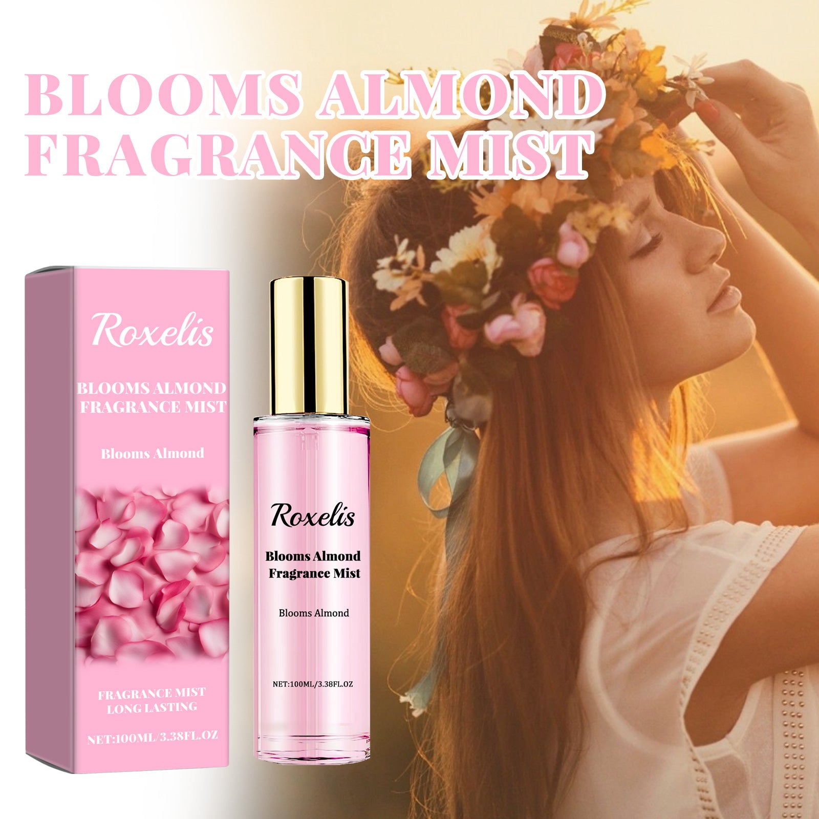 Blooms Almond Fragrance Mist, Lasting Fragrance Fresh And Natural Couples Date With Fragrance To Bring Atmosphere Encounter