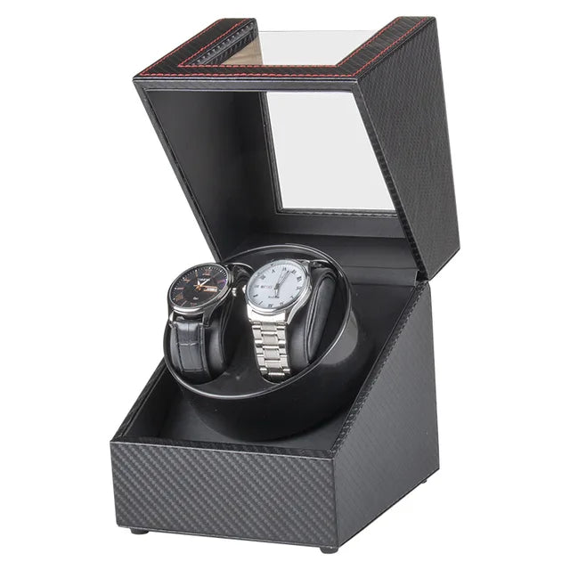 Watch Winders For Automatic Watches Usb Power Used Globally Mute Mabuchi Motor Mechanical Watch Rotate Stand Box Carbon Fiber