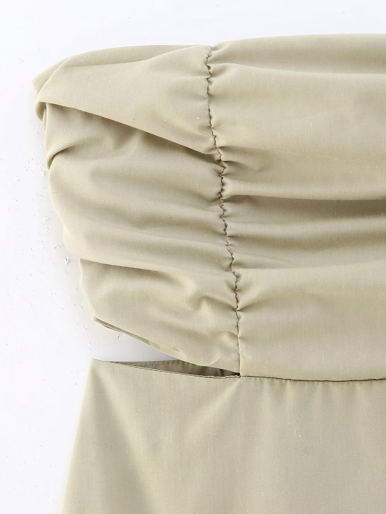 Hollow Out Wrapped Waist Slim Dress