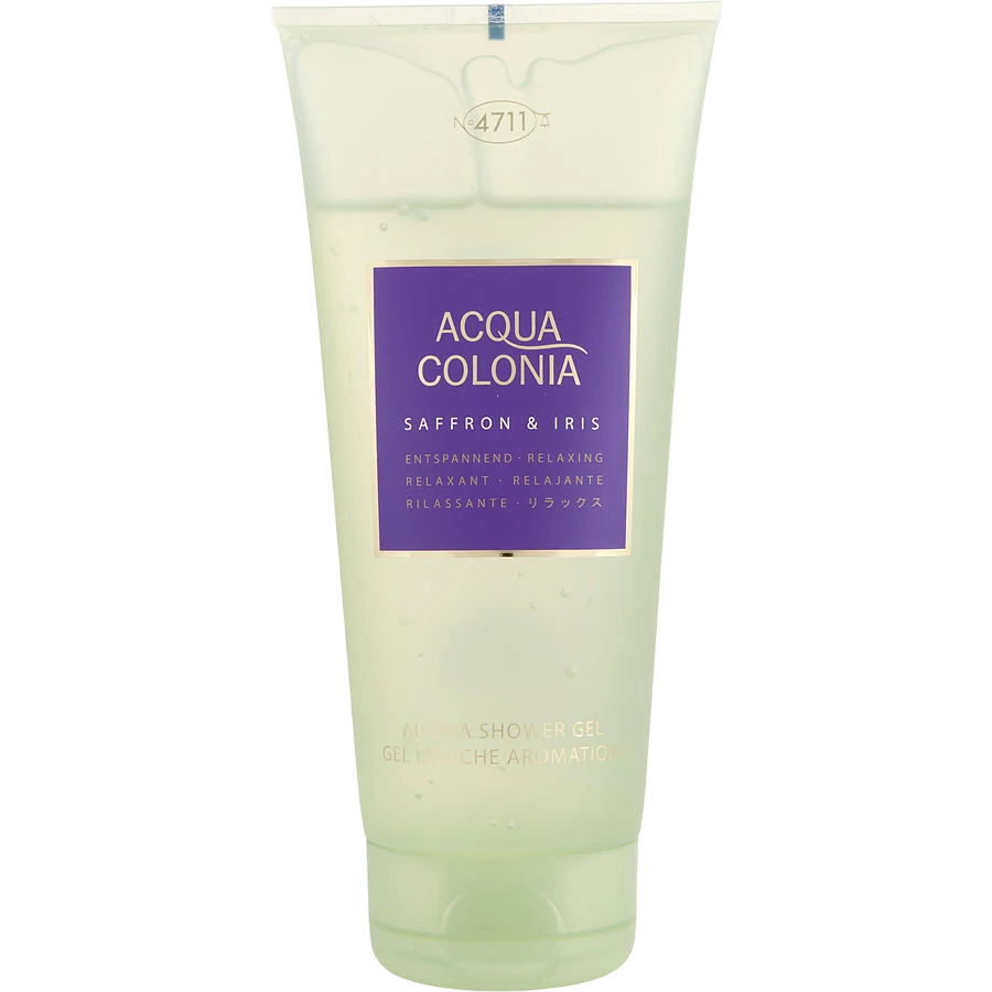 4711, Acqua Colonia, Colonia Saffron & Iris, Hydrating, Shower Gel, All Skin Types, 200 ml