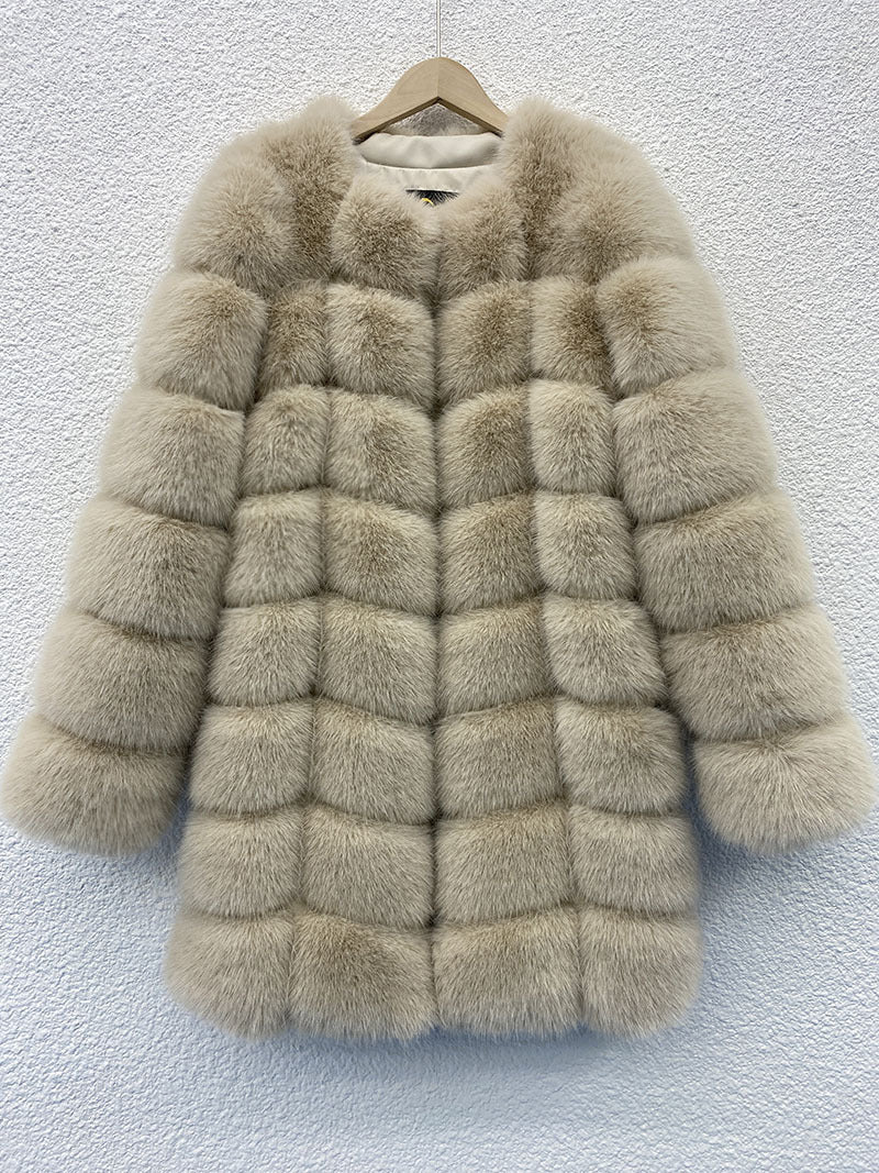 Thick Warm Fur Coat For Women