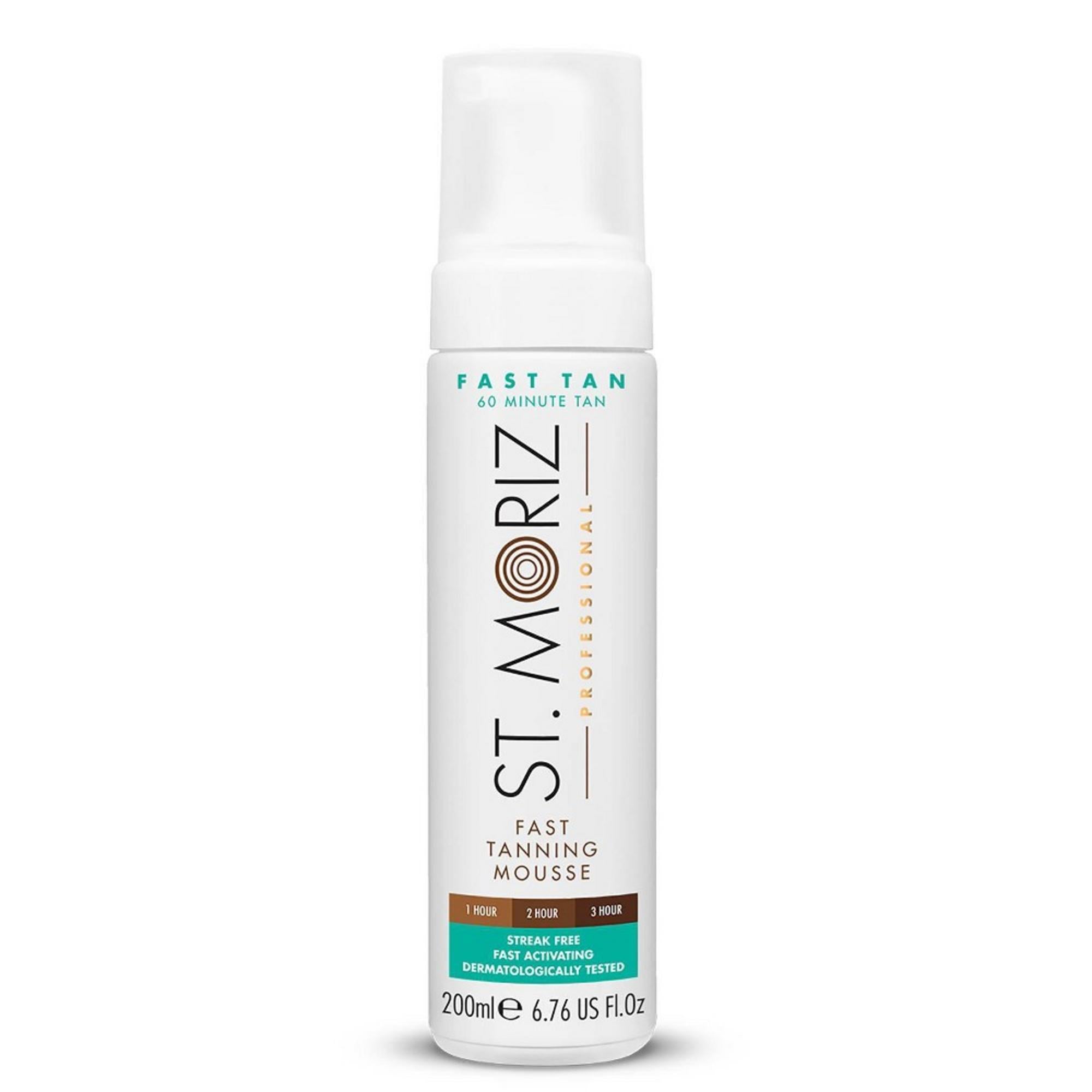 St. Moriz, Fast Tan Lotion, Immediate Tan, Self-Tanning Mousse, For Face, 200 ml
