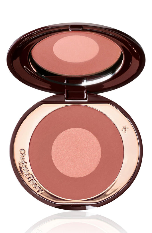 Charlotte Tilbury, Cheek To Chic Swish And Glow, Radiant, Blush Powder, Pillow Play, 8 g
