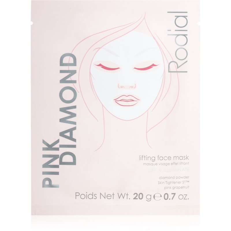 Rodial, Pink Diamond, Lifting, Sheet Mask, Face, 20 g