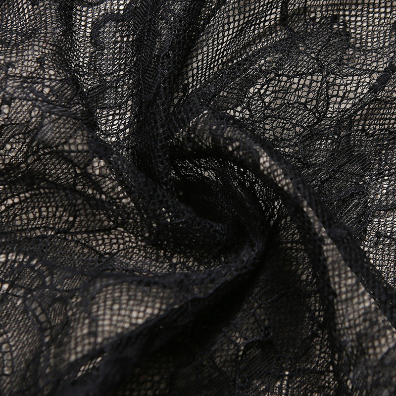 European And American Sexy Lingerie Female Eyelash Mesh Strap