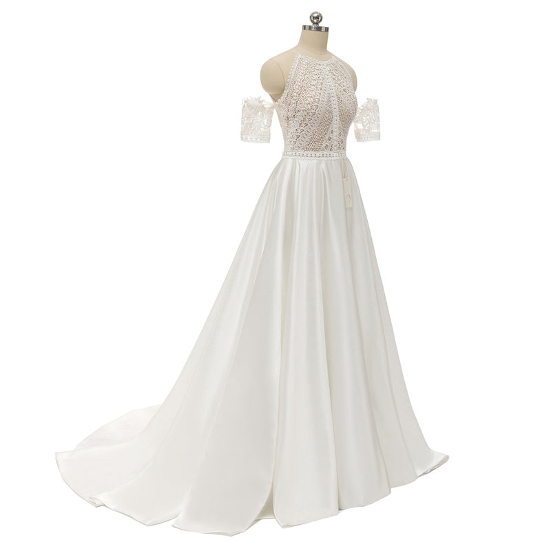 Satin Light Wedding Lace Mori Retro Gauze