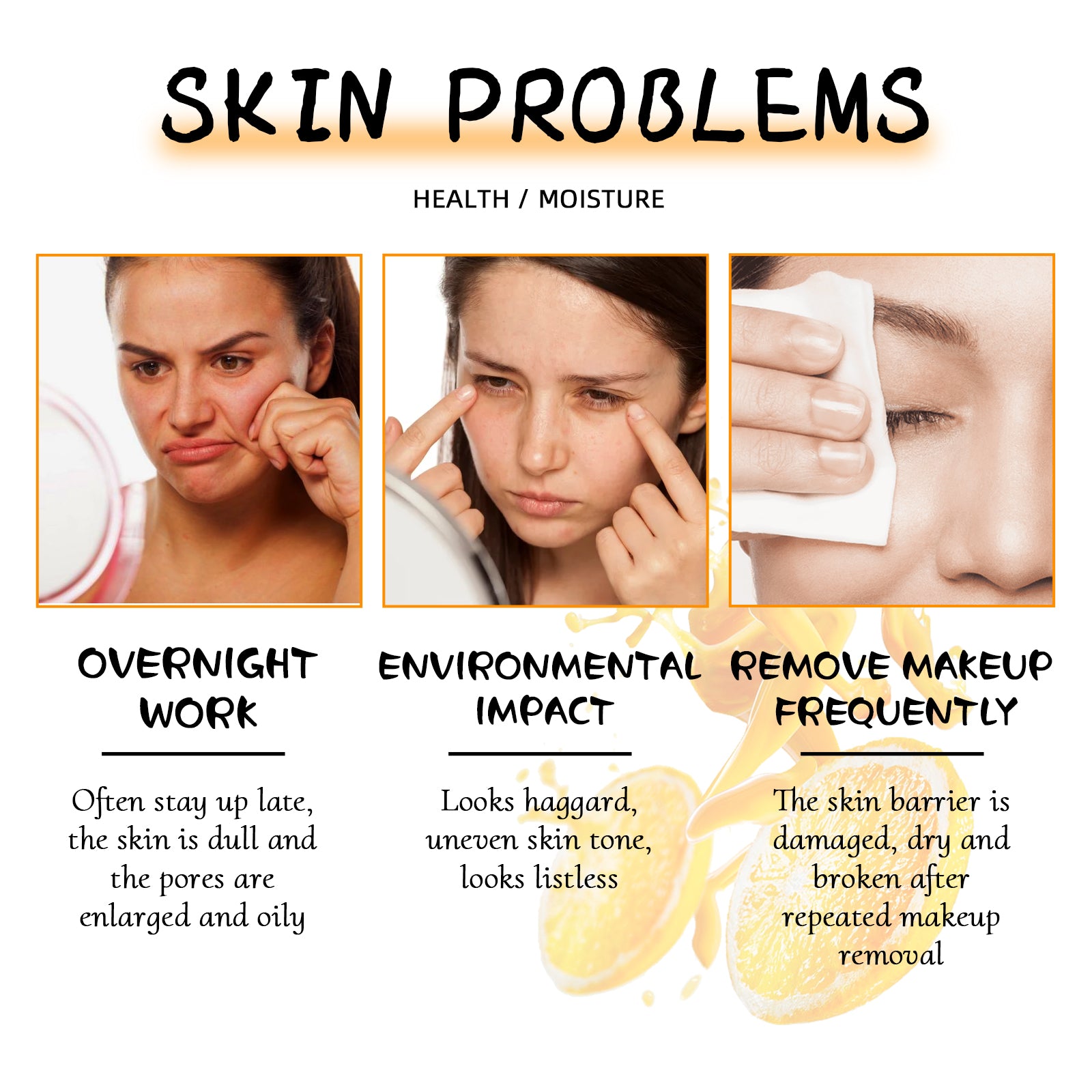 Vitamin C Facial Essence, Anti Aging Brightening Moisturizing Firming Facial Essence