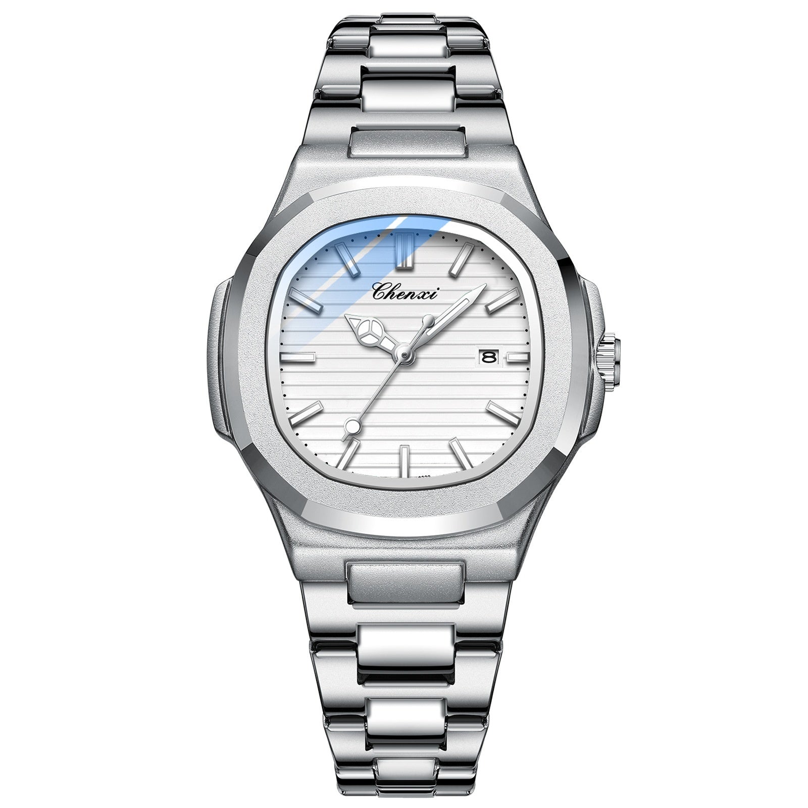 Chenxi Steel Watch Couple Luminous Waterproof Simple Fashion