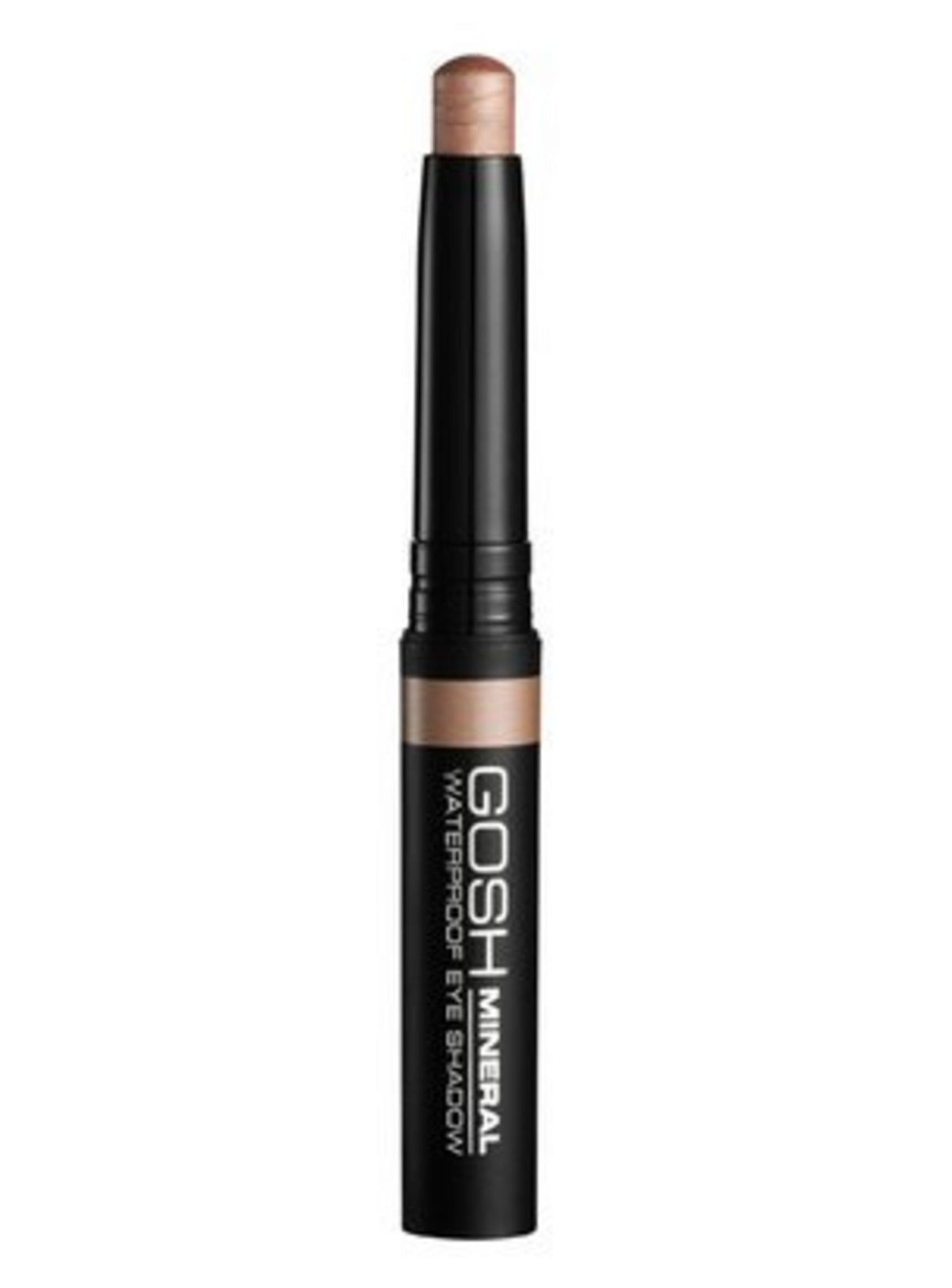 Gosh, Mineral, Perfume-Free, Metallic, Cream Eyeshadow, 003, Brown, 2.5 g
