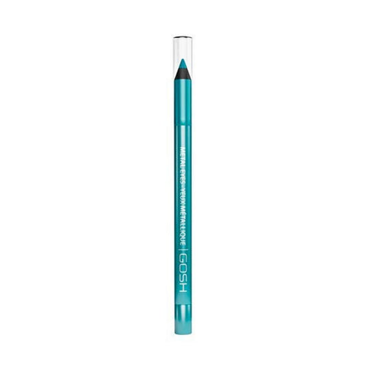 Gosh, Metal Eyes, Vegan, Metallic, Liquid Eyeliner, 005, Turquoise, 1.2 g