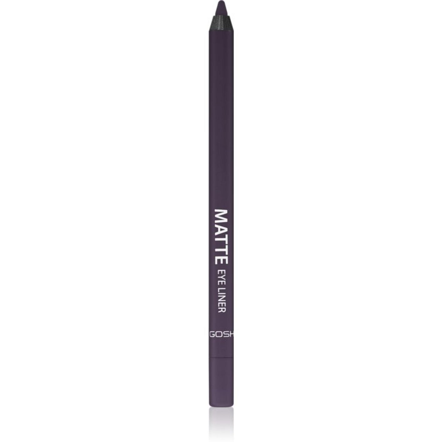 Gosh, Matte Eyeliner, Vegan, Creamy pencil, Matte, Gel Pencil Eyeliner, 010, Black Violet, 1.2 g