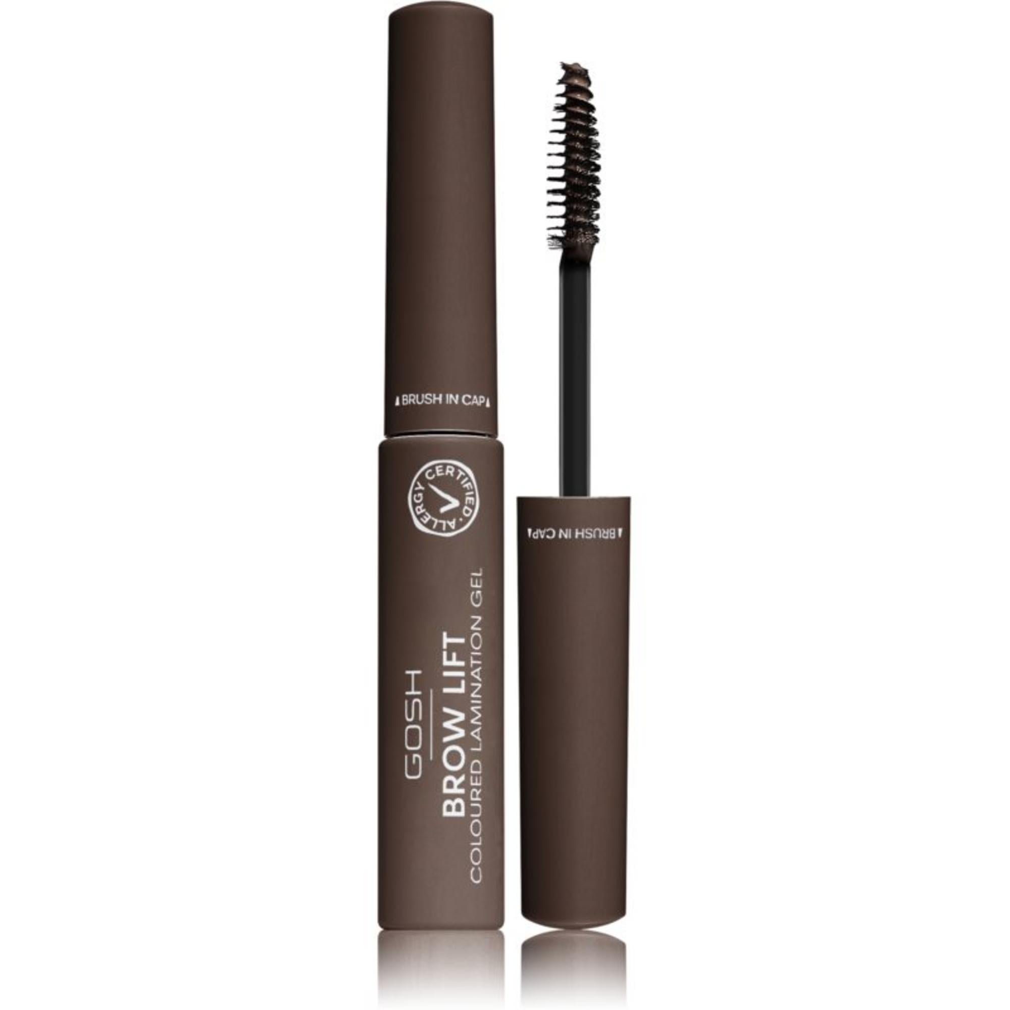 Gosh, Brow Lift, Lamination Effect, Eyebrow Gel, 001, Grey Brown, 3 ml