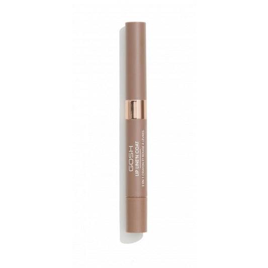Gosh, Line'n Coat, Lip Liner & Lip Coat 2-In-1, 003, Soft Nougat, 2 ml