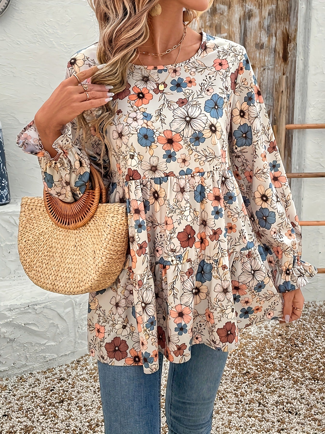 Women's Loose Long Sleeve Shirt