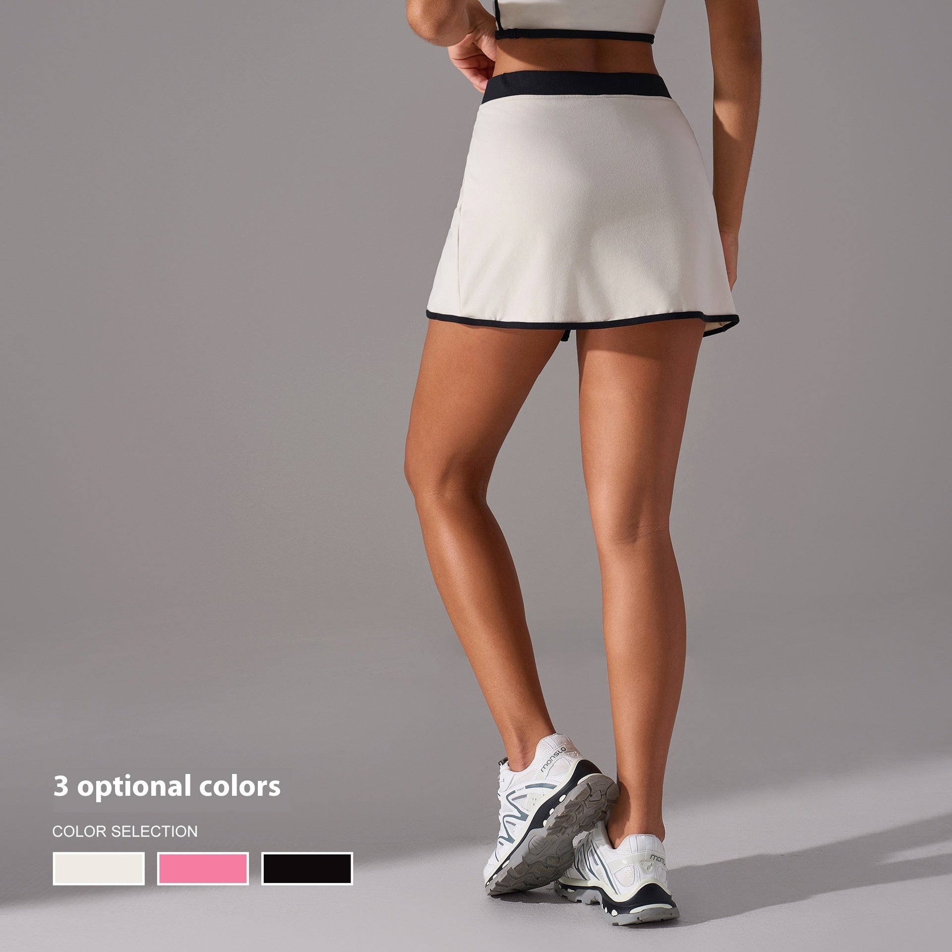 Outdoor Fitness Split A- Line Sports Skirt