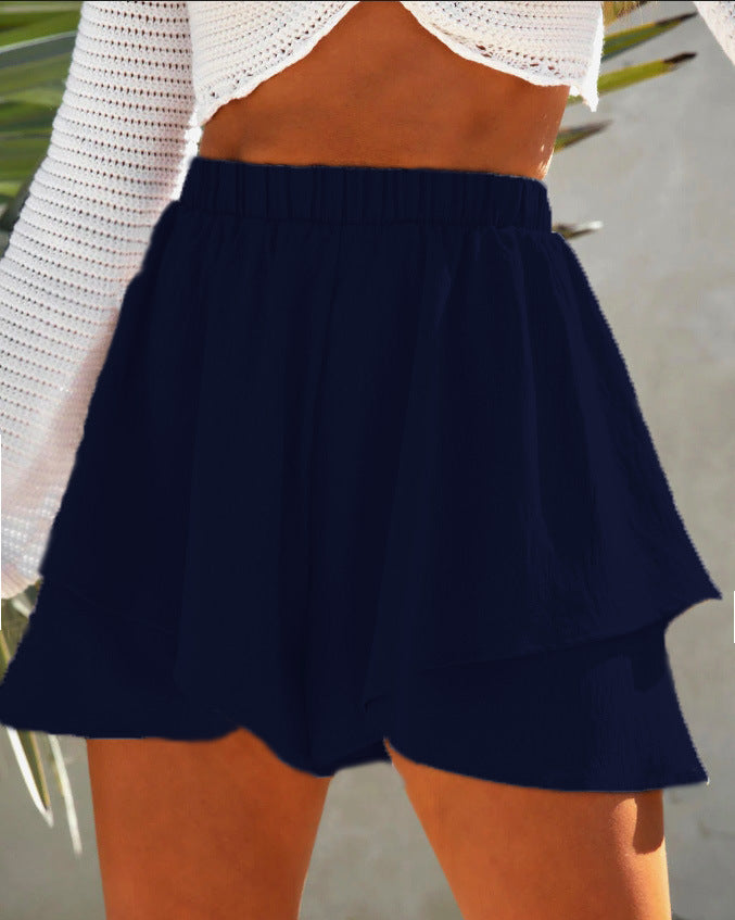 Shorts Women's Clothing High Waist Fashion Three Points