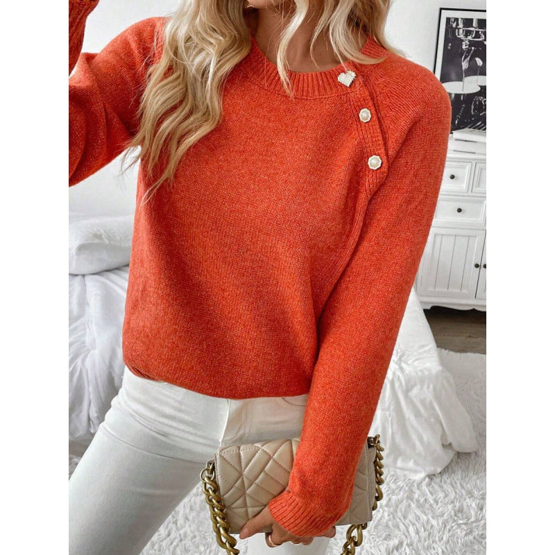 Women's Casual Cardigan Button Knitted Sweater