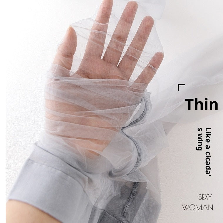 Women's Solid Color Casual Sheer To Waist Pantyhose