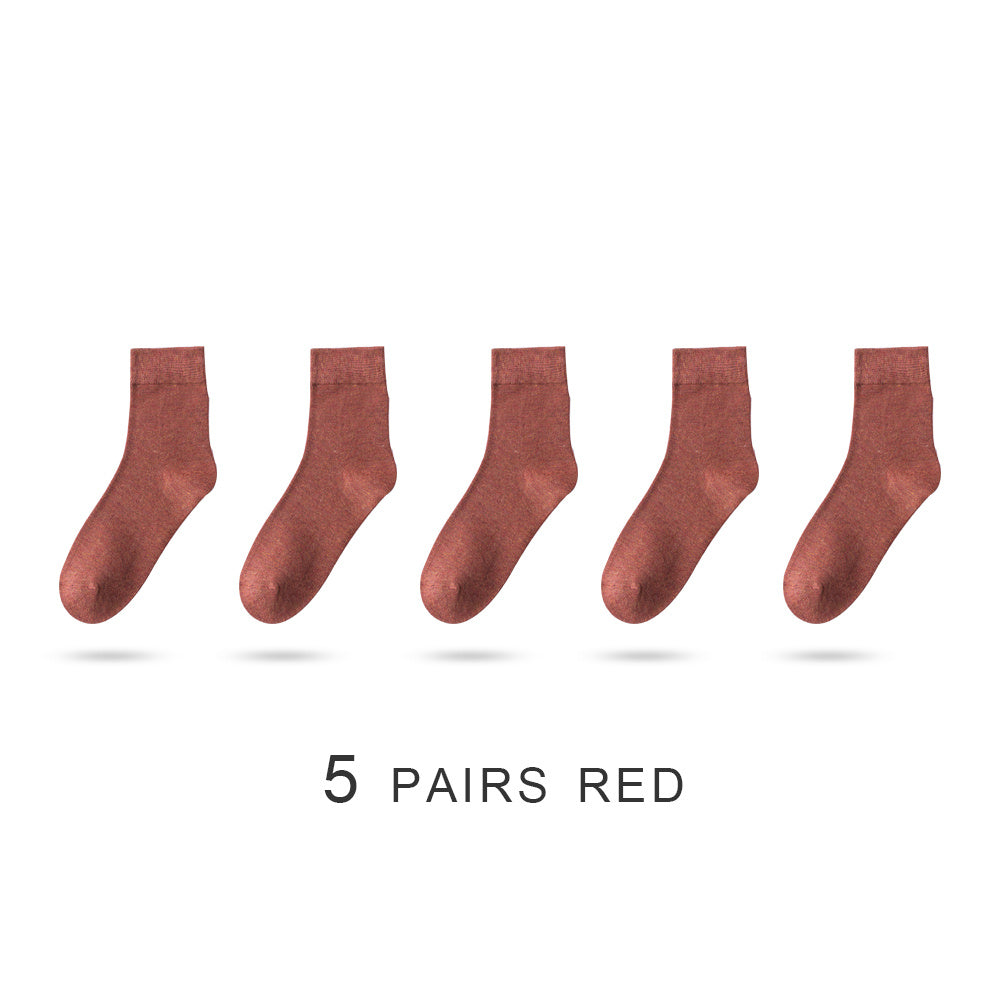 White Ladies Summer Thin Deodorant Sweat-absorbent Black Stockings