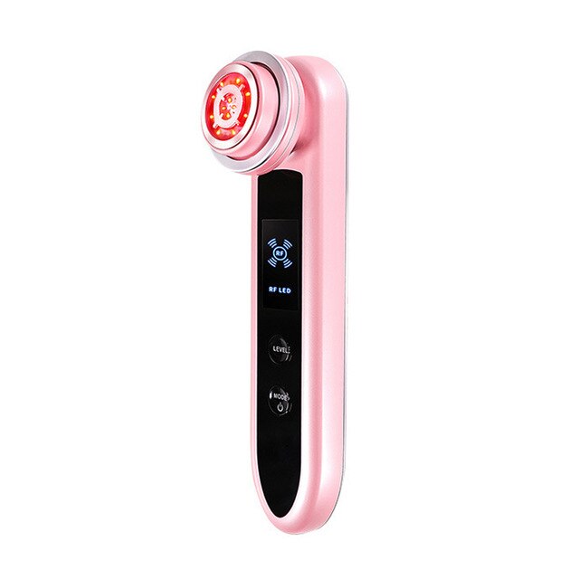 EMS RF Skin Care Clean Tighten Lifting Facial LED Photon Radio Frequency Beauty Massager Machine Skin Rejuvenation Anti-wrinkle