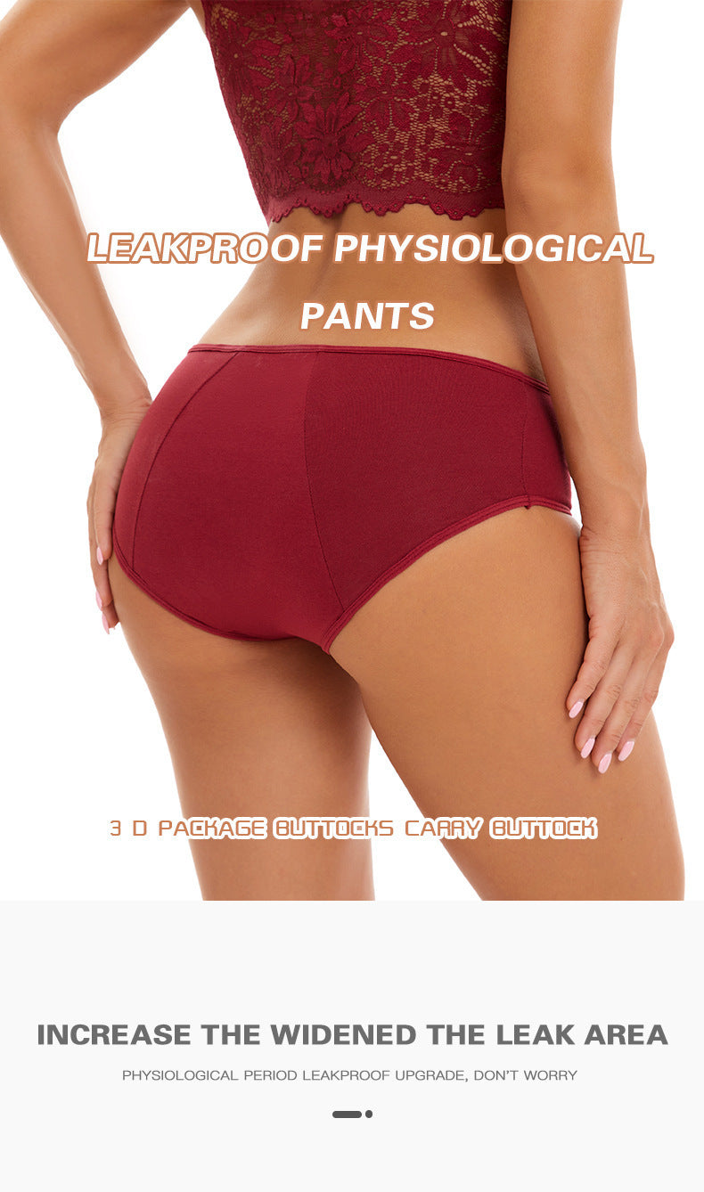 Plus Size Women's Menstrual Underwear Leak-proof