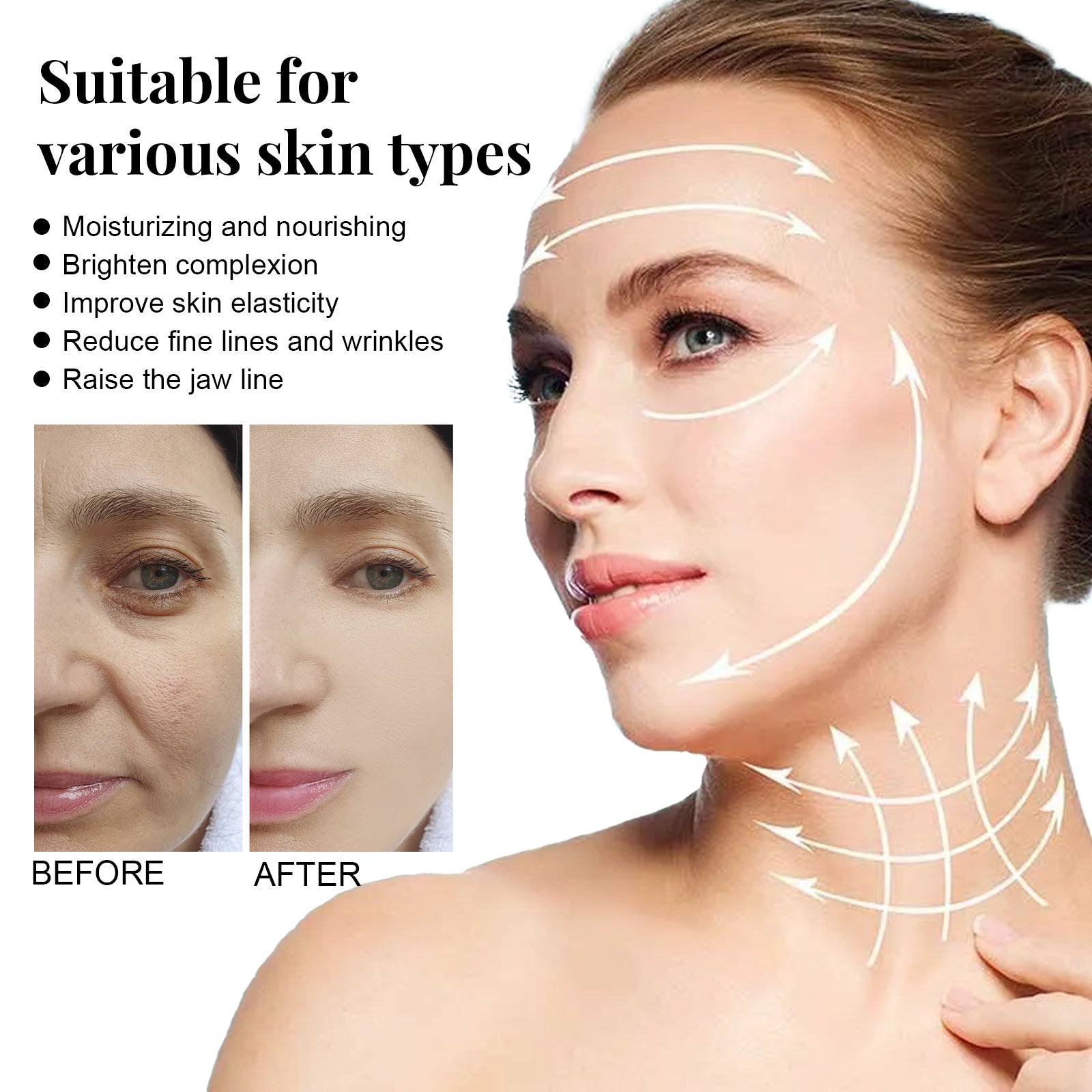 EELHOE Protein Line Lift Set Facial Shape Firming And Lifting Line Eye Line Anti-Wrinkle Serum