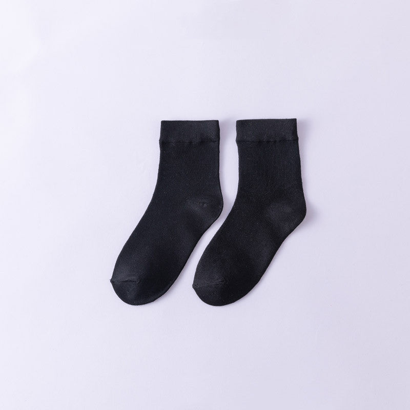 White Ladies Summer Thin Deodorant Sweat-absorbent Black Stockings