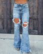 Nuovi Jeans Speed ​​da donna Jeans europei e americani con nappe rotte