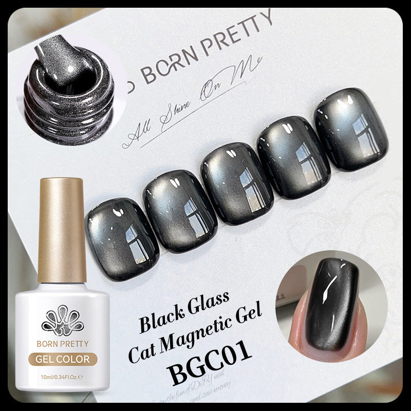 Micro Glass Bead Crystal Cat Eye Gel Polish Gradient UV Polish
