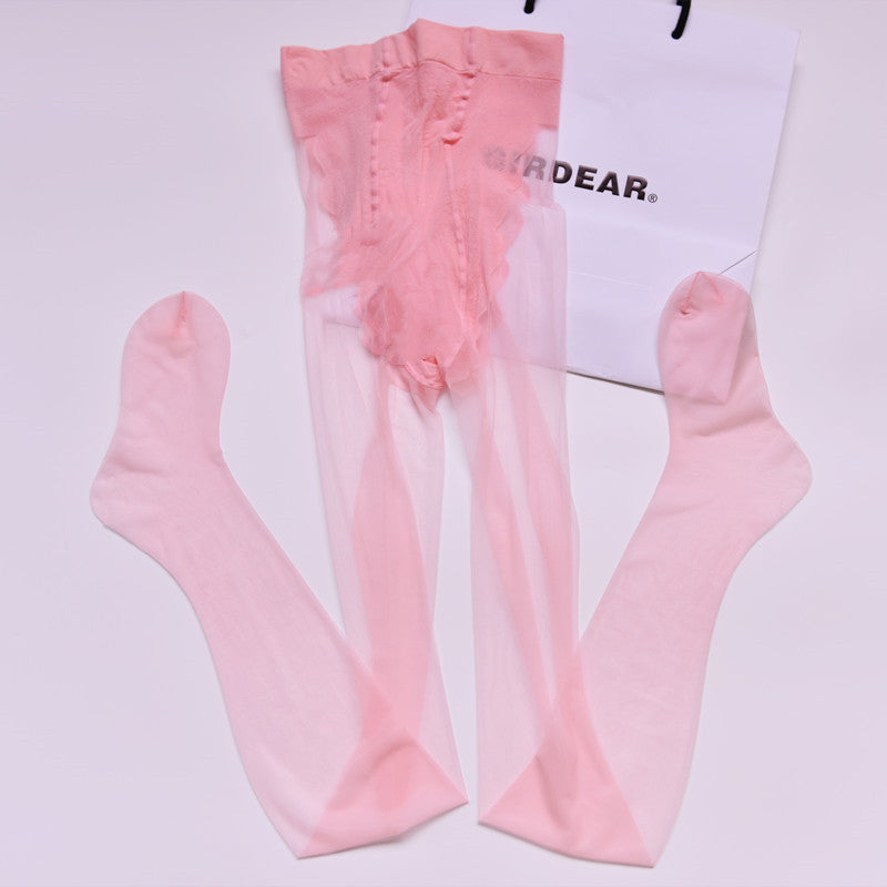 Plus Size Bikini Black Silk Stockings Female Thin And Silky Sheer Pantyhose