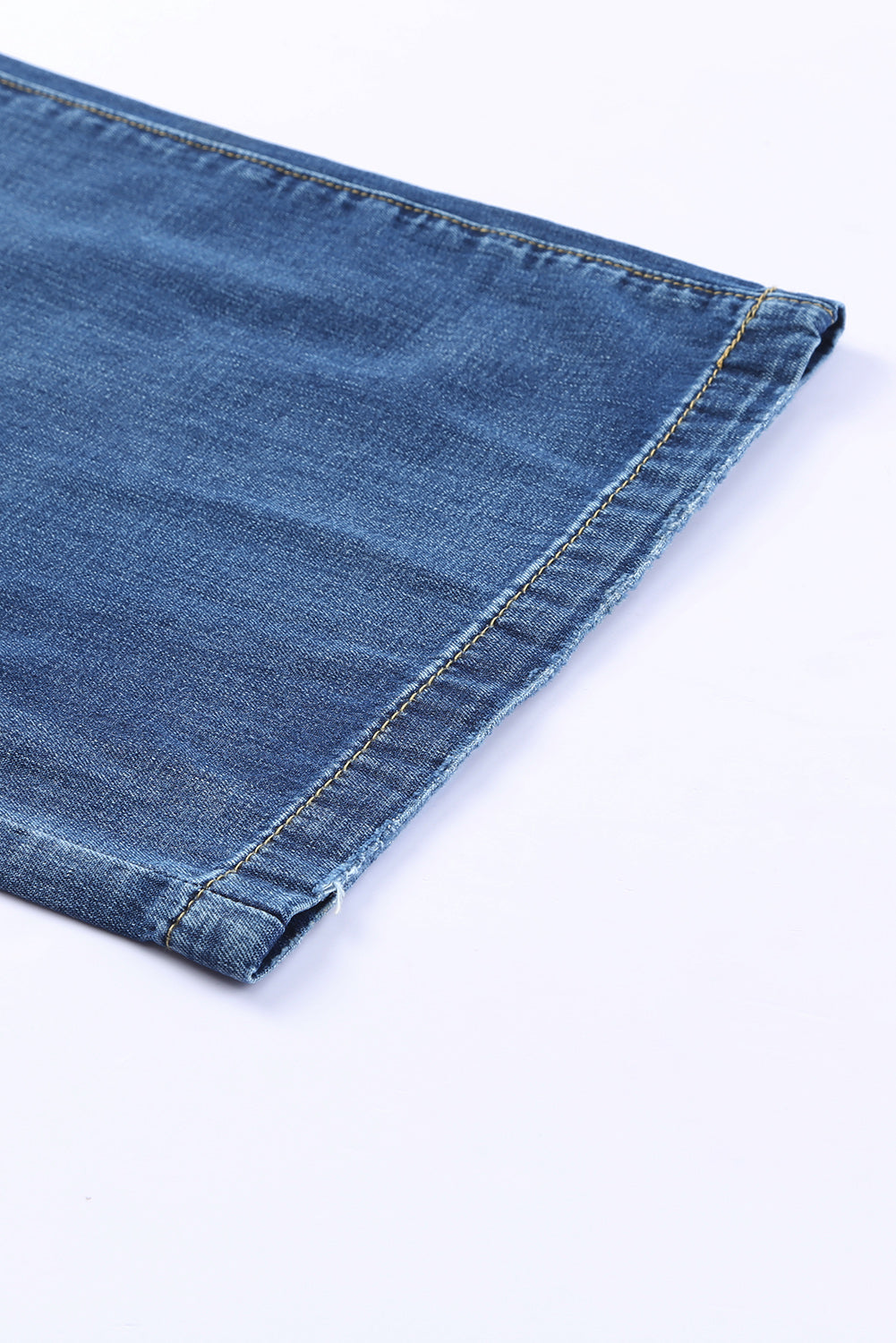 Jeans a gamba larga casual con tasca slouchy blu scuro