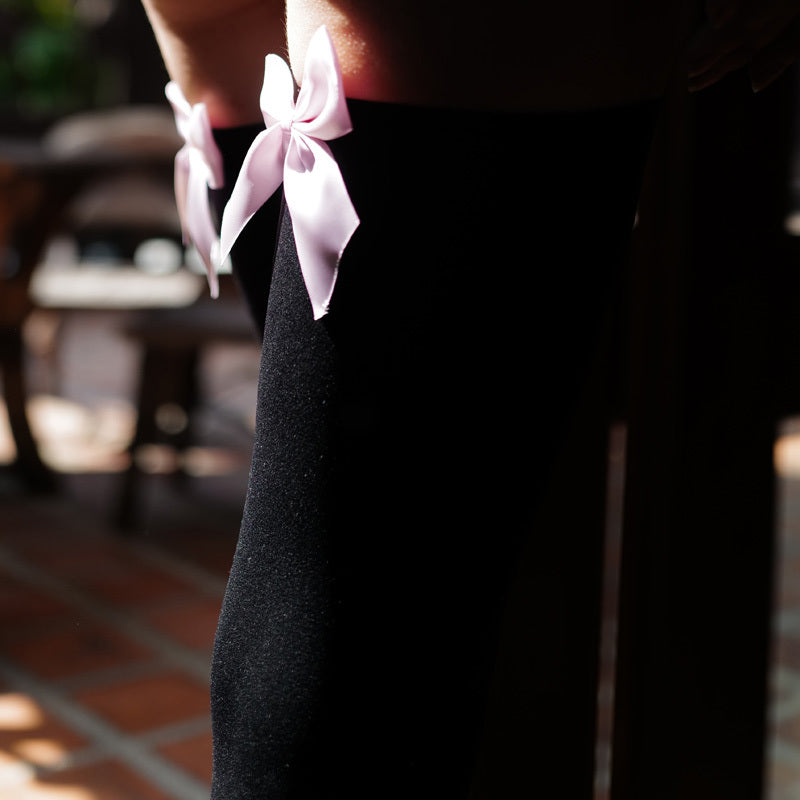 Sweet Japanese JK College Style Bow High Tube Over-the-knee Stockings